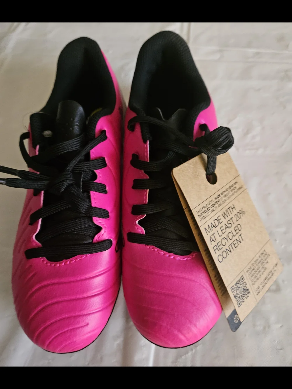 Nike Jr Tiempo Legend 10 Club FG/MG Pink Black Soccer Cleats Youth US 1Y New